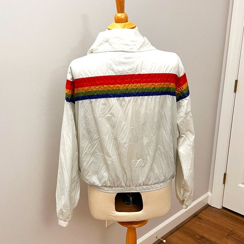 NWOT Aviator Nation 5 Stripe Dresden White Tracksuit Set Sz M - Picture 16 of 16